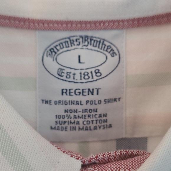 Brooks Brothers multi stripe shirt size Large. - Picture 3 of 4